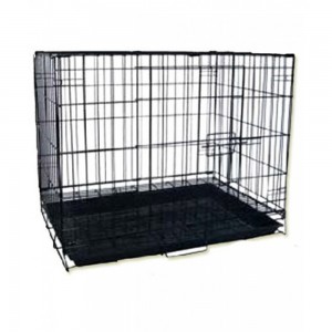 Foldable Cage With Pan Base Black